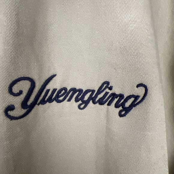 Cutter & Buck Men’s Khaki Tan Jacket Size X-Large Yuengling 100 % Cotton - Picture 7 of 10